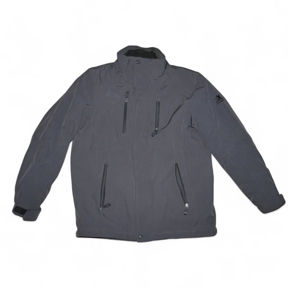 ZeroXposur Insulated Snow/Ski Jacket Men's L Gray Soft Shell Waterproof Parka